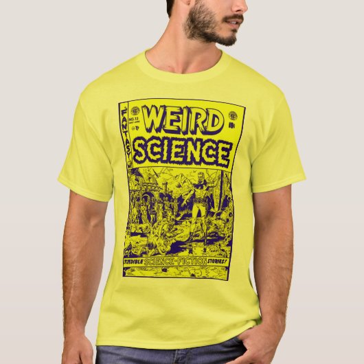 WEIRD: Wetenschap~Fantasy T-Shirt (Voorkant)