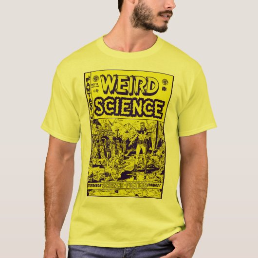 WEIRD: Wetenschap~Fantasy T-Shirt (Voorkant)