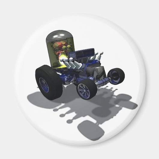 Weird Wheels Mad Brain Magnet (Voorkant)