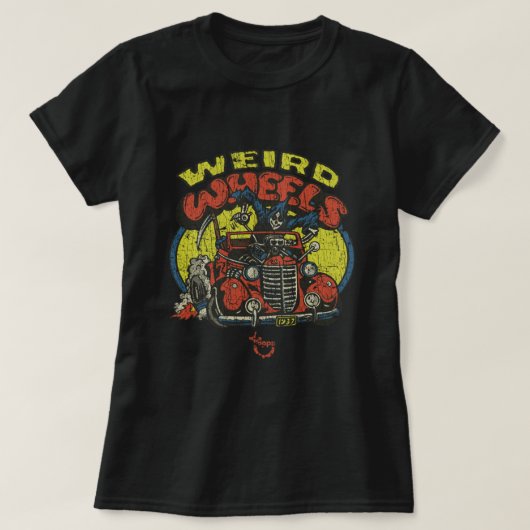 Weird Wheels Reaper 1980 T-shirt (Design voorkant)