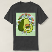 Weirdcore Aesthetisch Kawaii Avocado Eye Winged Ey T-shirt (Design voorkant)