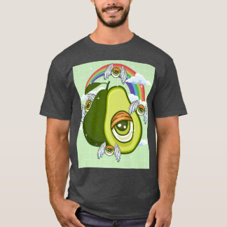Weirdcore Aesthetisch Kawaii Avocado Eye Winged Ey T-shirt