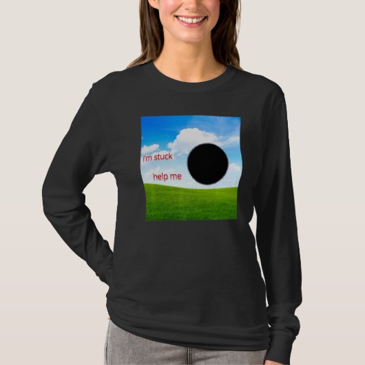 Weirdcore Aesthetische Dreamweaver Oddcore Black H T-shirt (Voorkant)