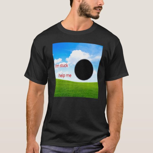 Weirdcore Aesthetische Dreamweaver Oddcore Black H T-shirt (Voorkant)
