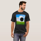 Weirdcore Aesthetische Dreamweaver Oddcore Black H T-shirt (Voorkant volledig)