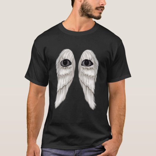 Weirdcore Aesthetische ogen Flay Optic Oddcore Str T-shirt (Voorkant)