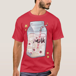 Weirdcore Aesthetische ogen Japanse melkdoos Eyeb T-shirt