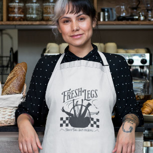 Weirdcore Boeren Markt Verse Eieren Oddity Standaard Schort