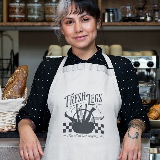 Weirdcore Boeren Markt Verse Eieren Oddity Standaard Schort