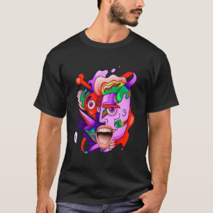 Weirdcore Clothes Aesthetische Kidcore Scene Gothi T-shirt