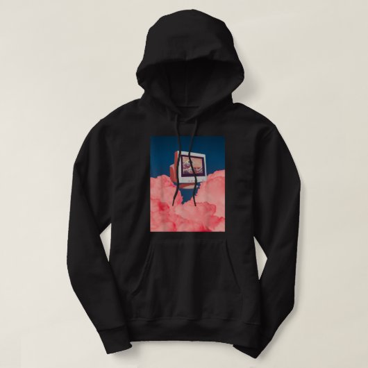 Weirdcore Dreamweaver Aesthetisch Roze Vaporwave O Hoodie (Design voorkant)