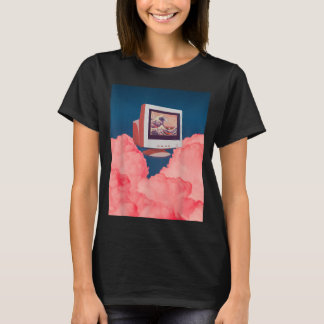 Weirdcore Dreamweaver Aesthetisch Roze Vaporwave O T-shirt