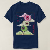 Weirdcore esthetisch Kawaii Japans Dango Mochi Ey T-shirt (Design voorkant)