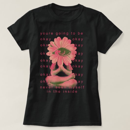 weirdcore esthetische kleding alt indie dreamcore t-shirt (Design voorkant)