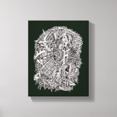 Weirdhead van Brian Benson Canvas Afdruk (Voorkant)