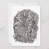 Weirdhead van Brian Benson Flat Kaart (Voorkant)