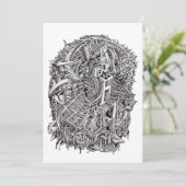 Weirdhead van Brian Benson Flat Kaart (Staand voorkant)