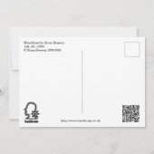 Weirdhead van Brian Benson Flat Kaart (Achterkant)