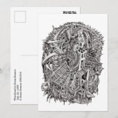 Weirdhead van Brian Benson Flat Kaart (Voorkant / Achterkant)