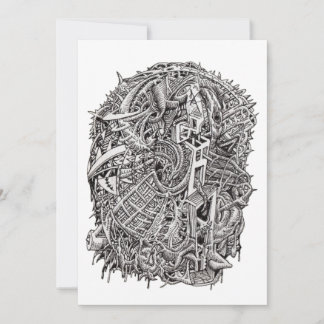 Weirdhead van Brian Benson Flat Kaart