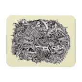 Weirdhead van Brian Benson Magneet (Horizontaal)