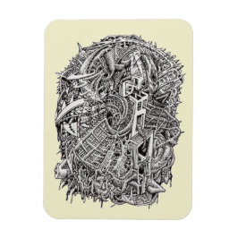 Weirdhead van Brian Benson Magneet