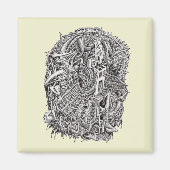 Weirdhead van Brian Benson Magneet (Voorkant)