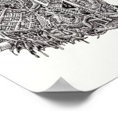 Weirdhead van Brian Benson Poster (Hoek)