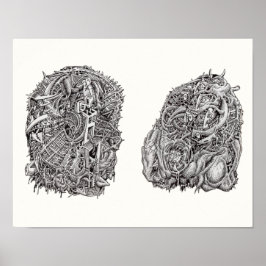 Weirdhead van Brian Benson Poster