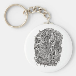 Weirdhead van Brian Benson Sleutelhanger