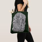 Weirdhead van Brian Benson Tote Bag (Dichtbij)