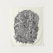 Weirdhead van Brian Benson Wandkleed (Voorkant)