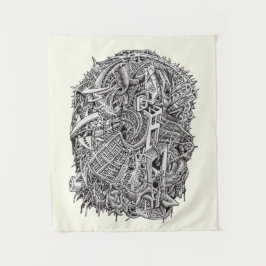 Weirdhead van Brian Benson Wandkleed