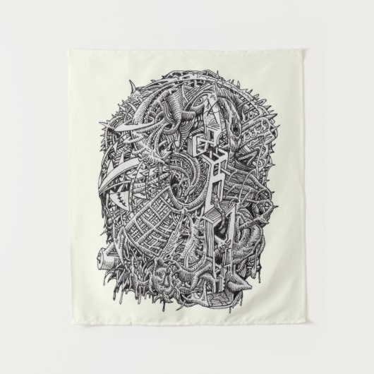 Weirdhead van Brian Benson Wandkleed (Voorkant)