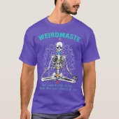 Weirdmaster Meditatie Yoga Definitie Grappige Yoga T-shirt (Voorkant)