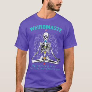 Weirdmaster Meditatie Yoga Definitie Grappige Yoga T-shirt
