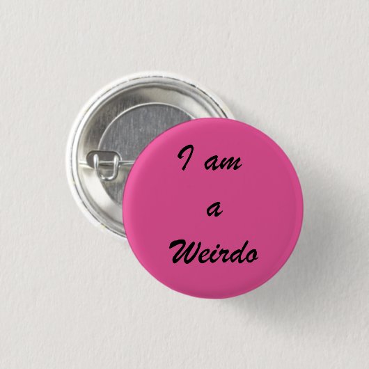 weirdo Badge Ronde Button 3,2 Cm (Voorkant /achterkant)