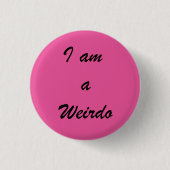 weirdo Badge Ronde Button 3,2 Cm (Voorkant)