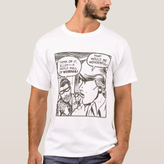 weirdo freak cartoon t-shirt