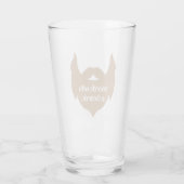 Weirdo met een Beardo Mok, Funny Mug, Baard Glas (Achterkant)