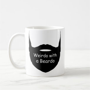 Weirdo met een Mok van Beardo, Funny Mug, Mok van