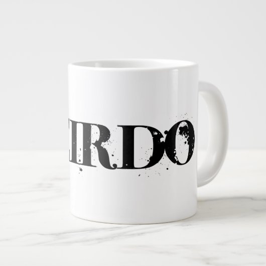 weirdo-mok grote koffiekop (Voorkant rechts)