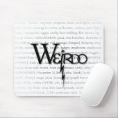 weirdo mousepad muismat (Met muis)