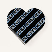 WEIRDO NOTITIEBOEK (Voorkant)