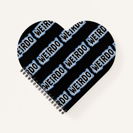 WEIRDO NOTITIEBOEK (Voorkant)