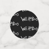 Weirdo Punk Stijl Rare Emo Gothic Heavy Metal Confetti (Kleine voorkant)