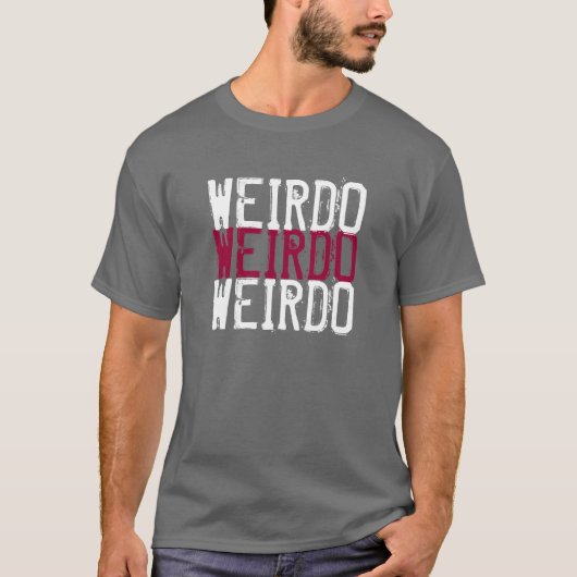 Weirdo Tee shirt (Voorkant)