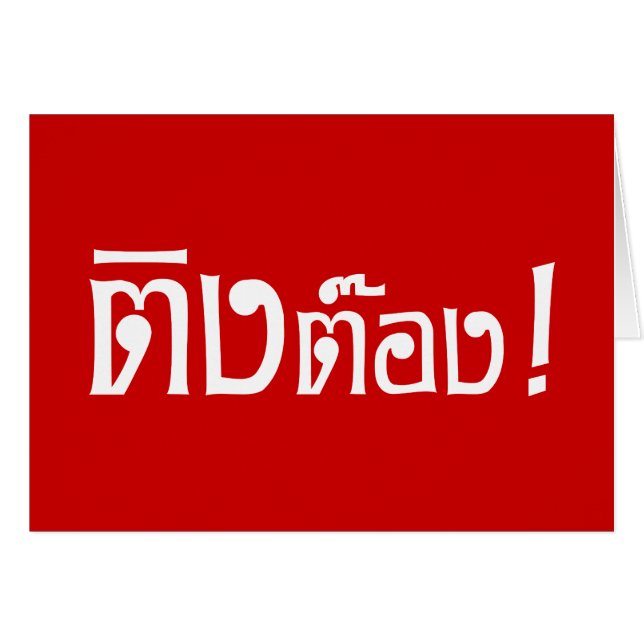 Weirdo! Ting Tong in de Thaise taal (Voorkant Horizontaal)