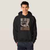 Weirdo With A Beardo Bearded Dragon Lizard Gecko P Hoodie (Voorkant volledig)