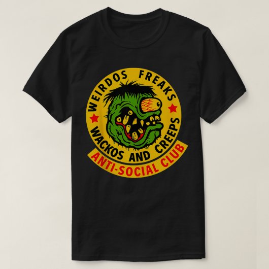 Weirdos Wackos en Creeps T-shirt (Design voorkant)